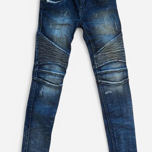 RockRevival Denim - Rock revival blue denim biker